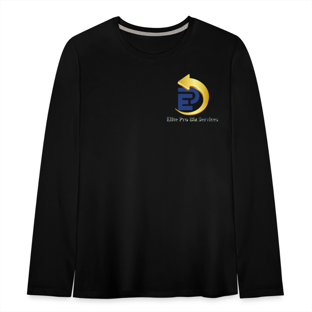 Kids' Premium Long Sleeve T-Shirt - black