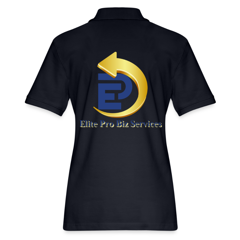 Women's Pique Polo Shirt - midnight navy