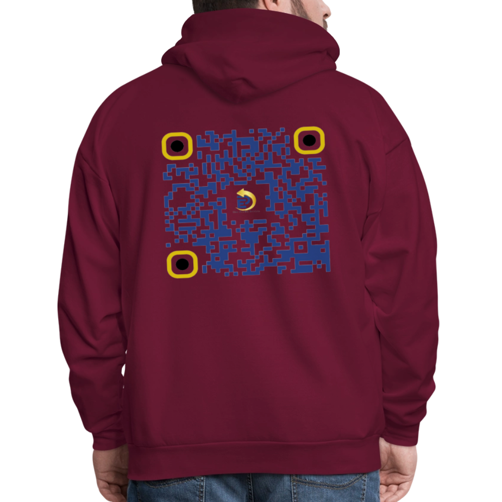 Men's Hoodie - burgundy