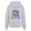 Unisex Full Zip Hoodie - heather gray