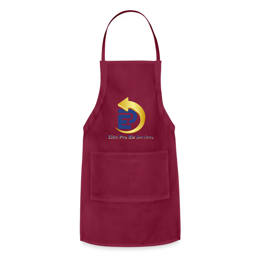 Adjustable Apron - burgundy