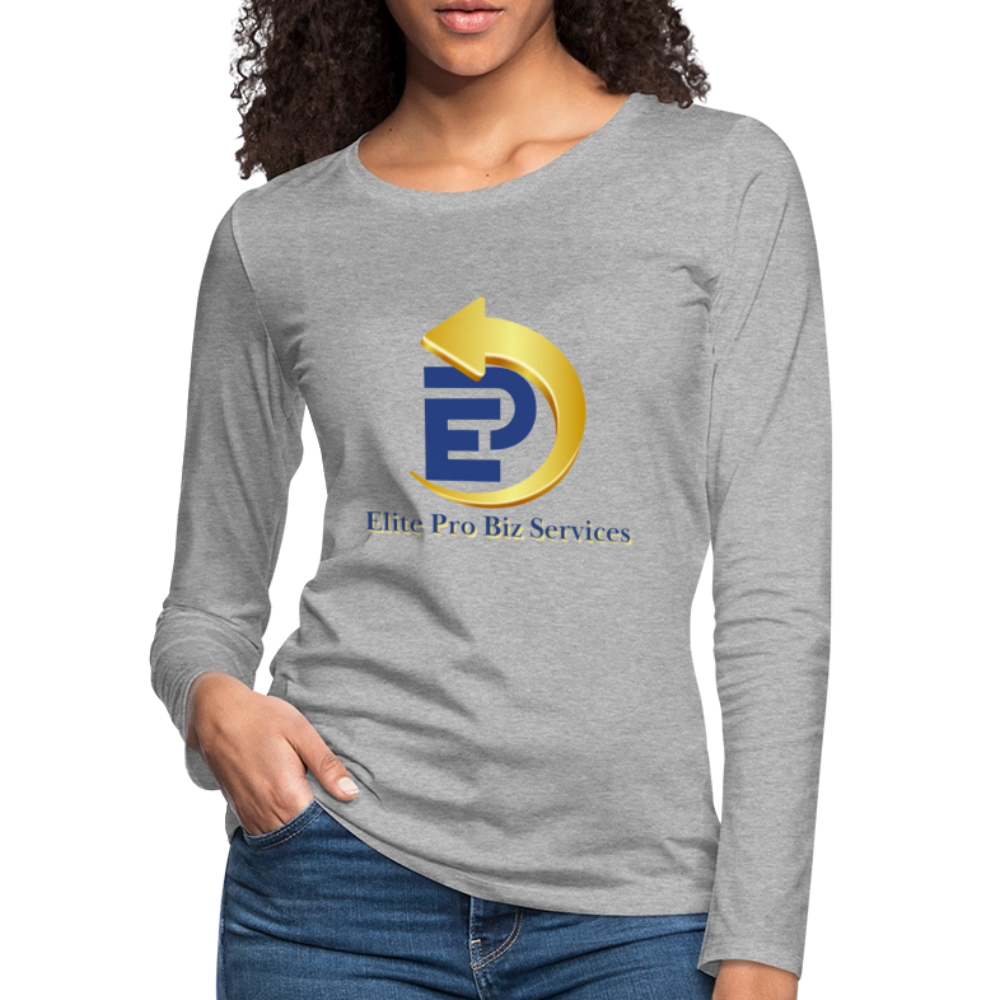 Women's Premium Long Sleeve T-Shirt - heather gray