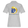 Women's Pique Polo Shirt - heather gray