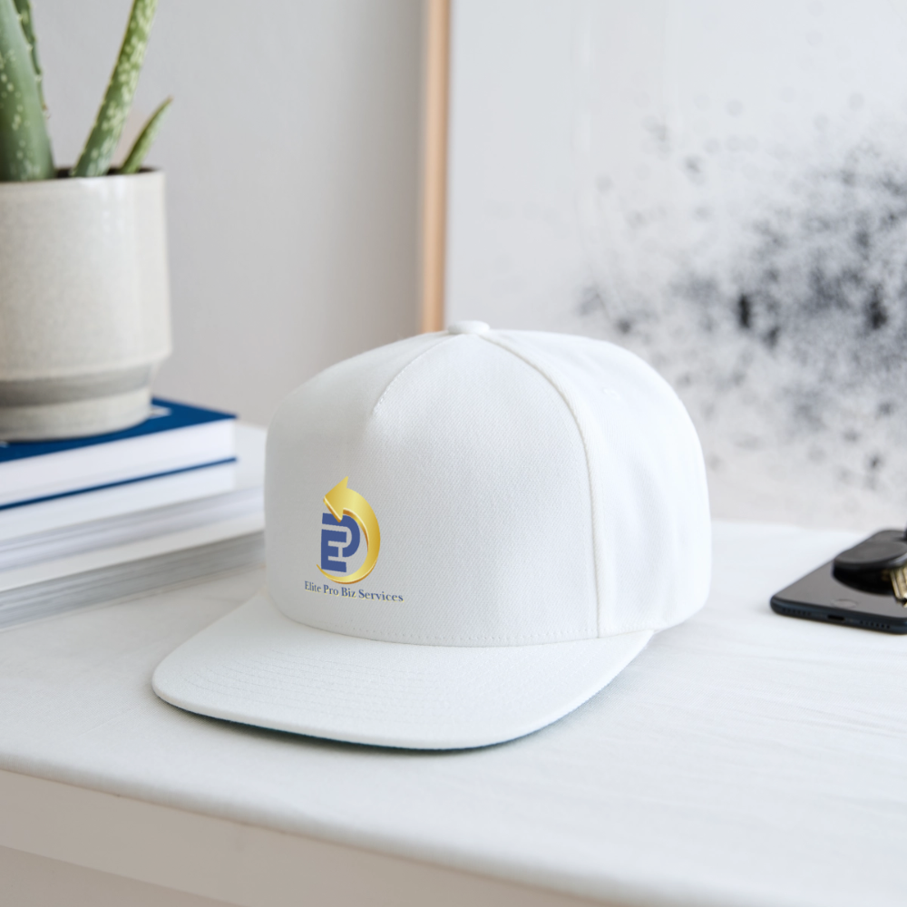 Snapback Baseball Cap - white