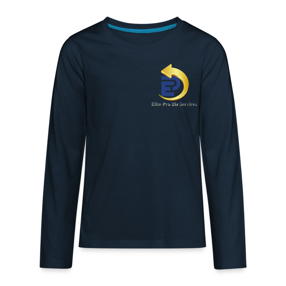 Kids' Premium Long Sleeve T-Shirt - deep navy