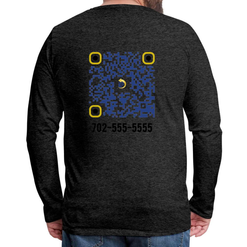 Men's Premium Long Sleeve T-Shirt - charcoal grey
