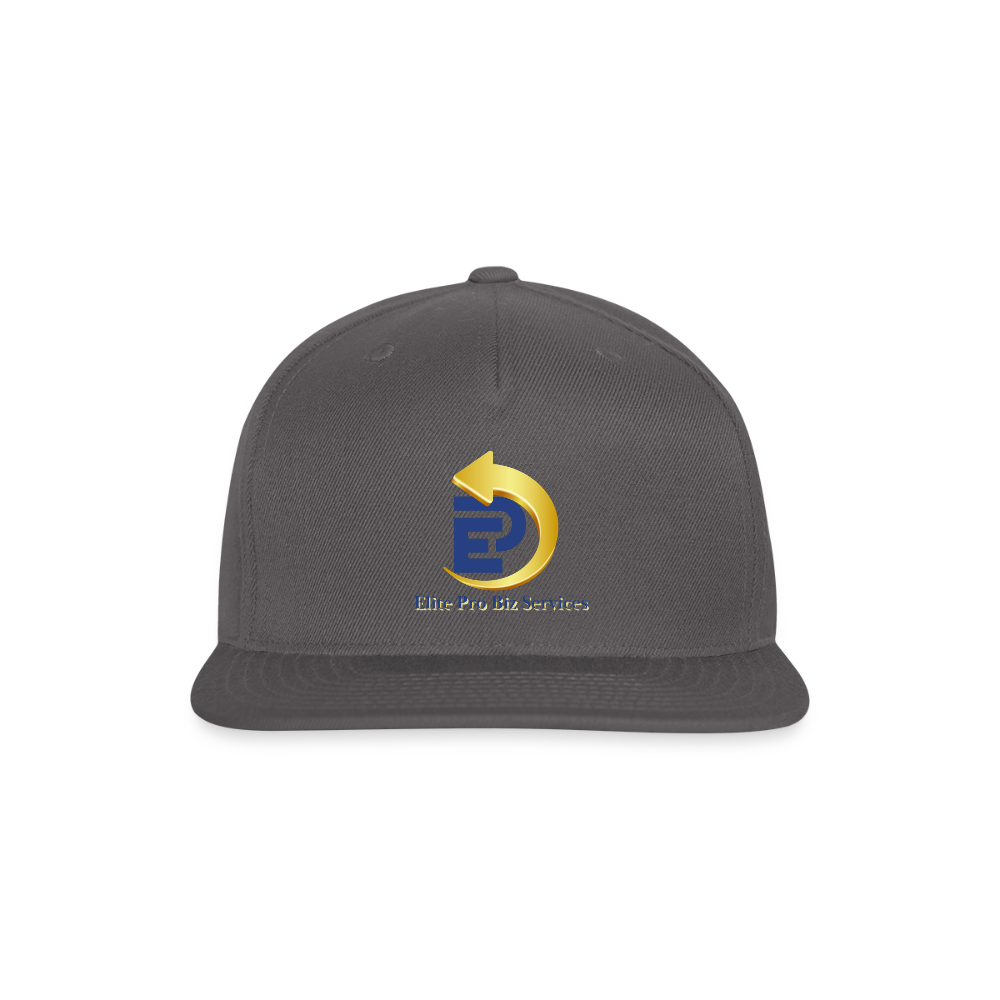 Snapback Baseball Cap - dark grey