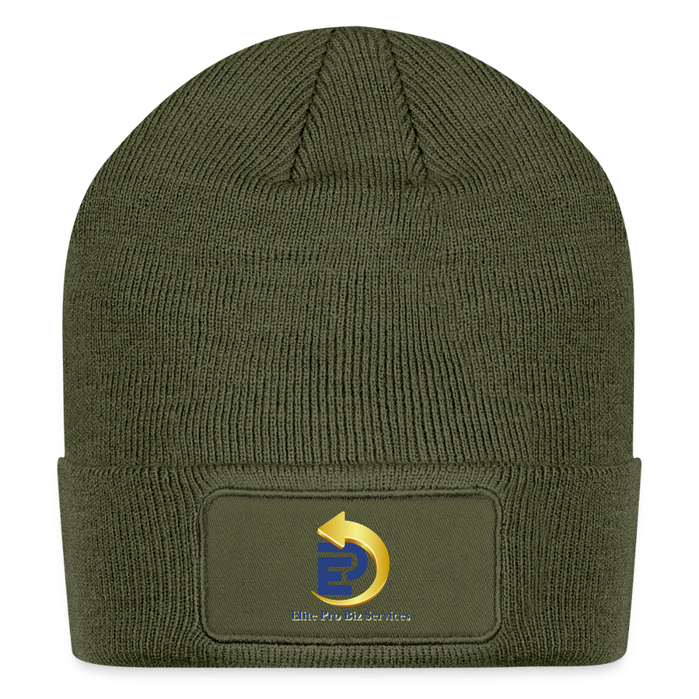 Patch Beanie - olive