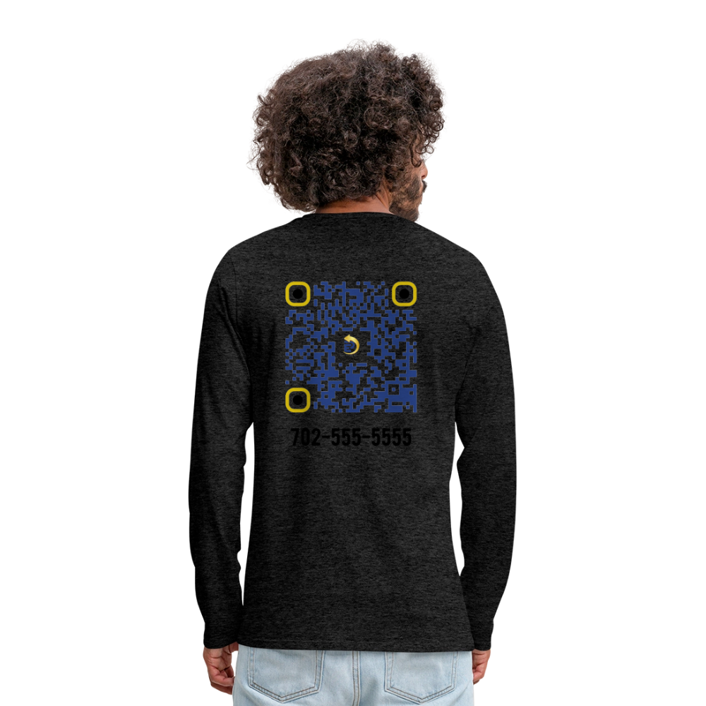 Men's Premium Long Sleeve T-Shirt - charcoal grey