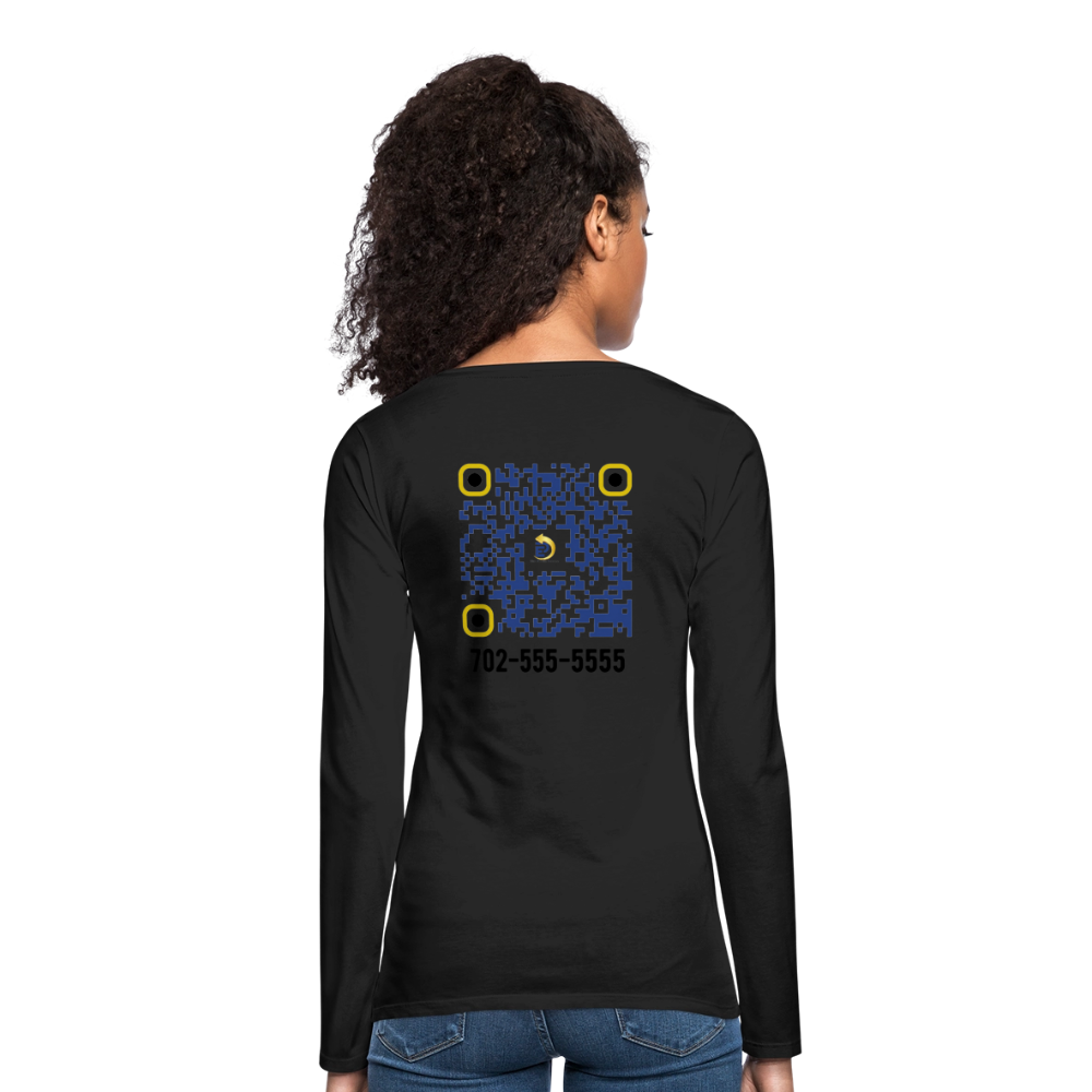 Women's Premium Long Sleeve T-Shirt - black