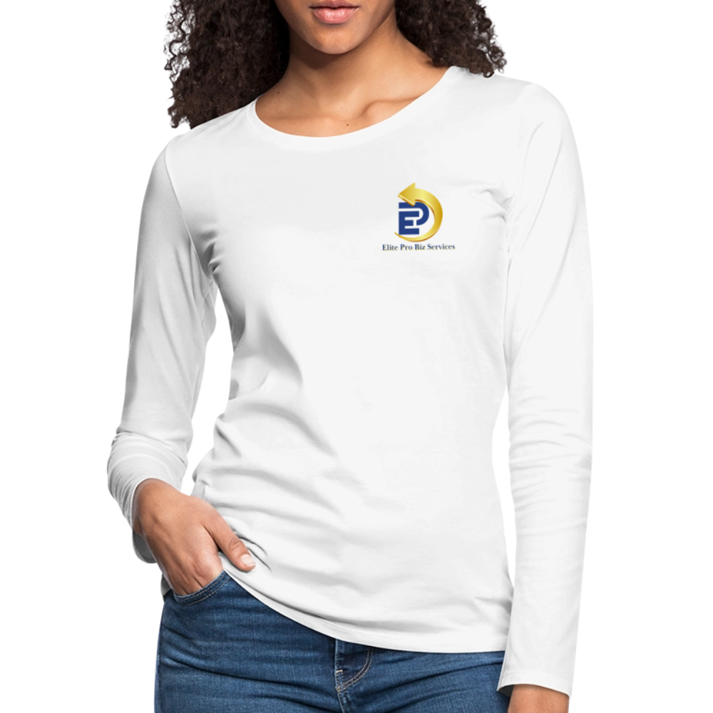 Women's Premium Long Sleeve T-Shirt - white