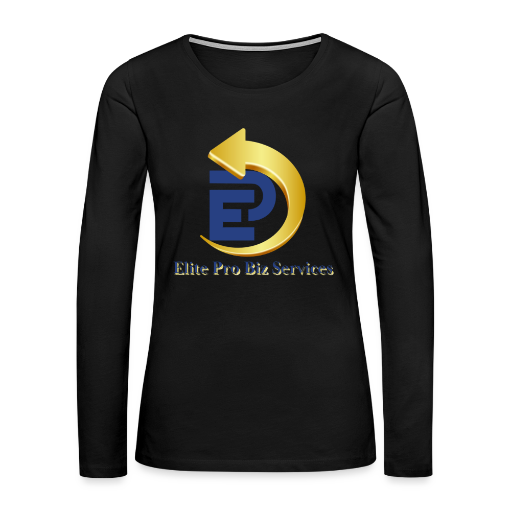 Women's Premium Long Sleeve T-Shirt - black