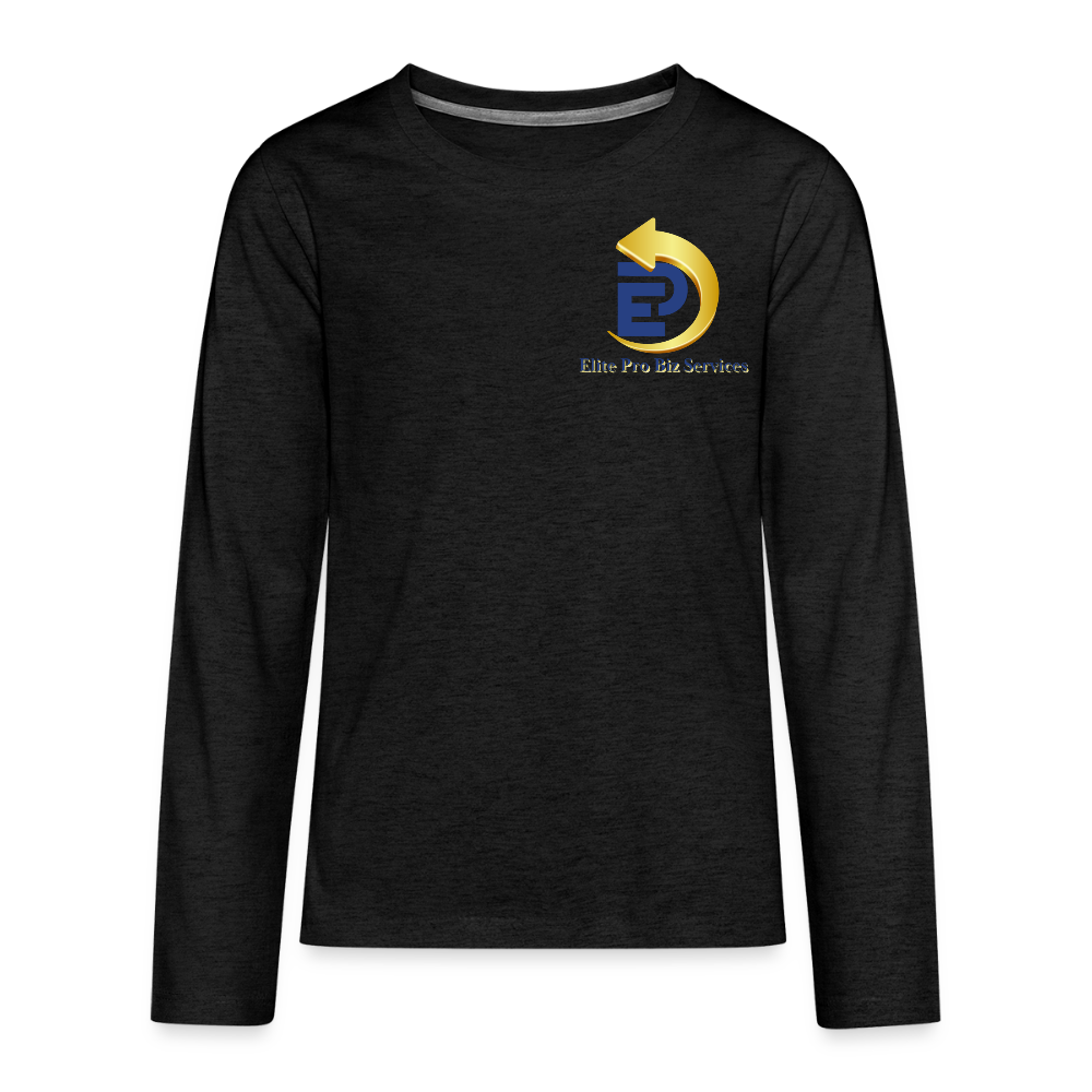 Kids' Premium Long Sleeve T-Shirt - charcoal grey