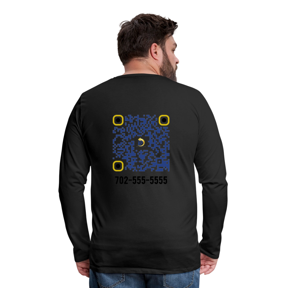 Men's Premium Long Sleeve T-Shirt - black
