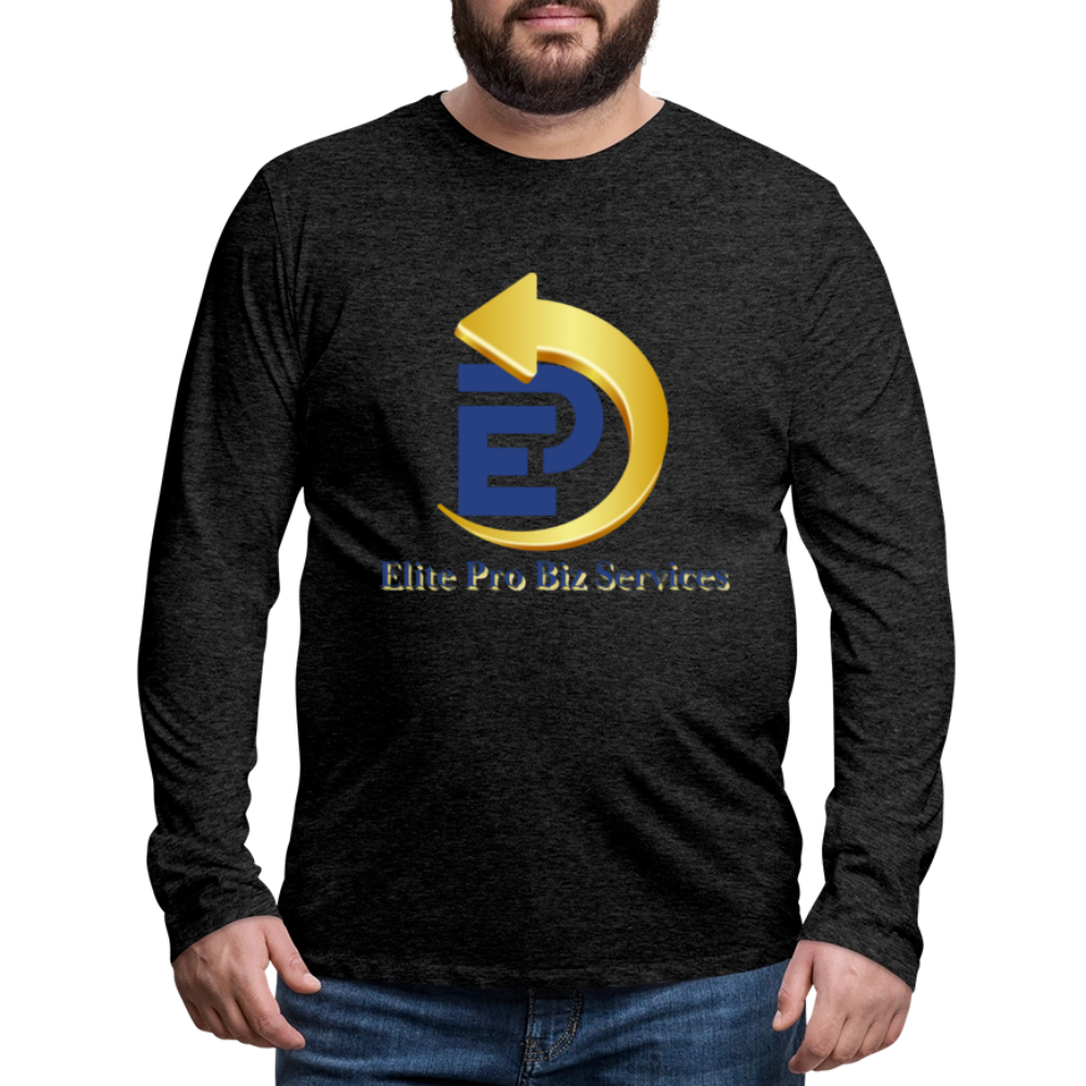 Men's Premium Long Sleeve T-Shirt - charcoal grey