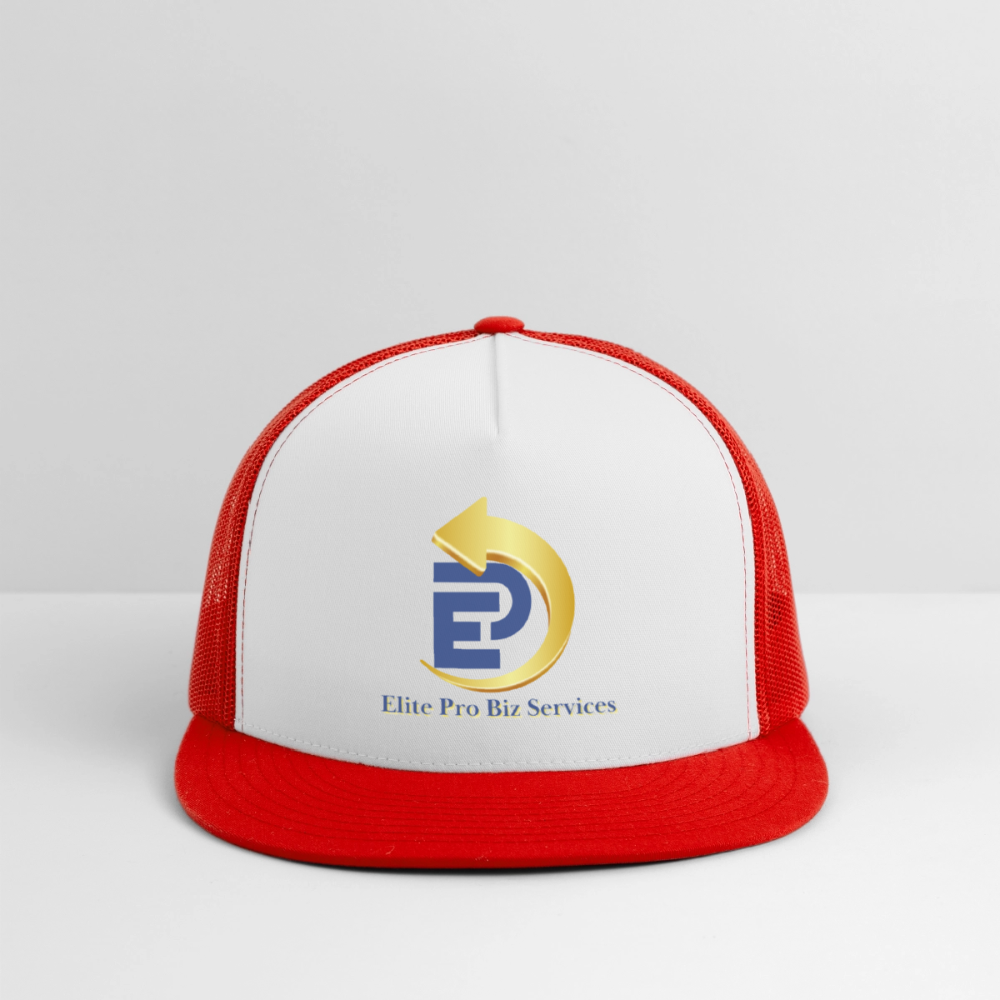 Trucker Hat - white/red