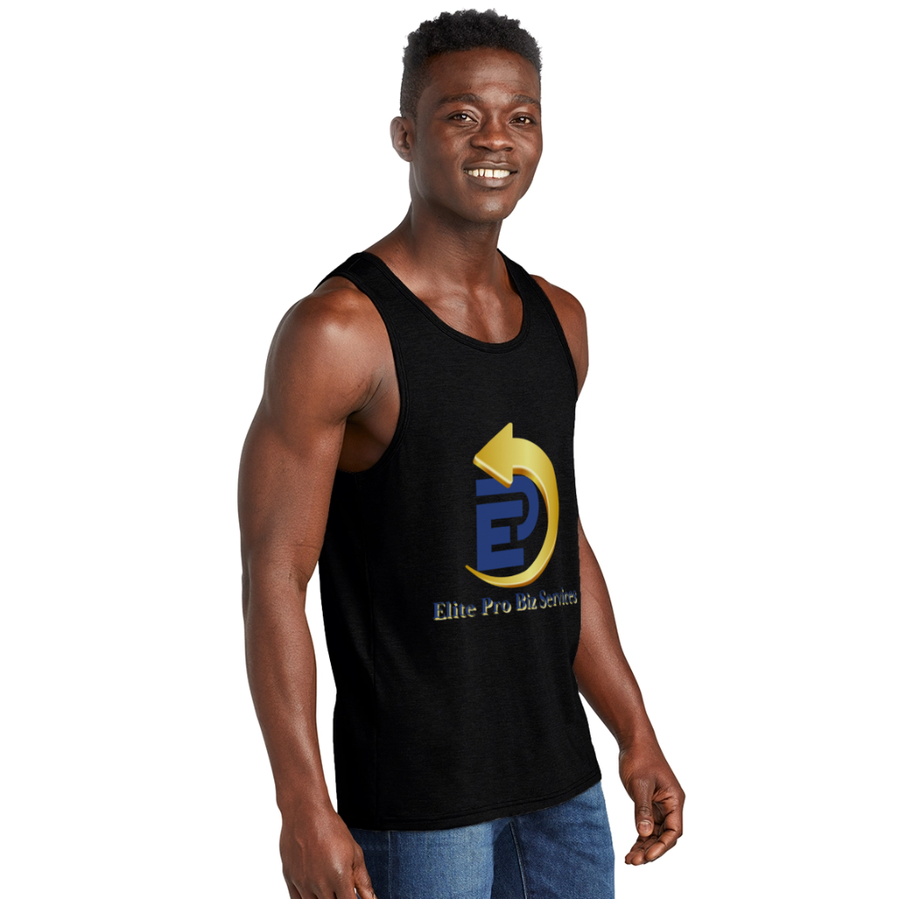 Unisex Tri-Blend Organic Tank - black