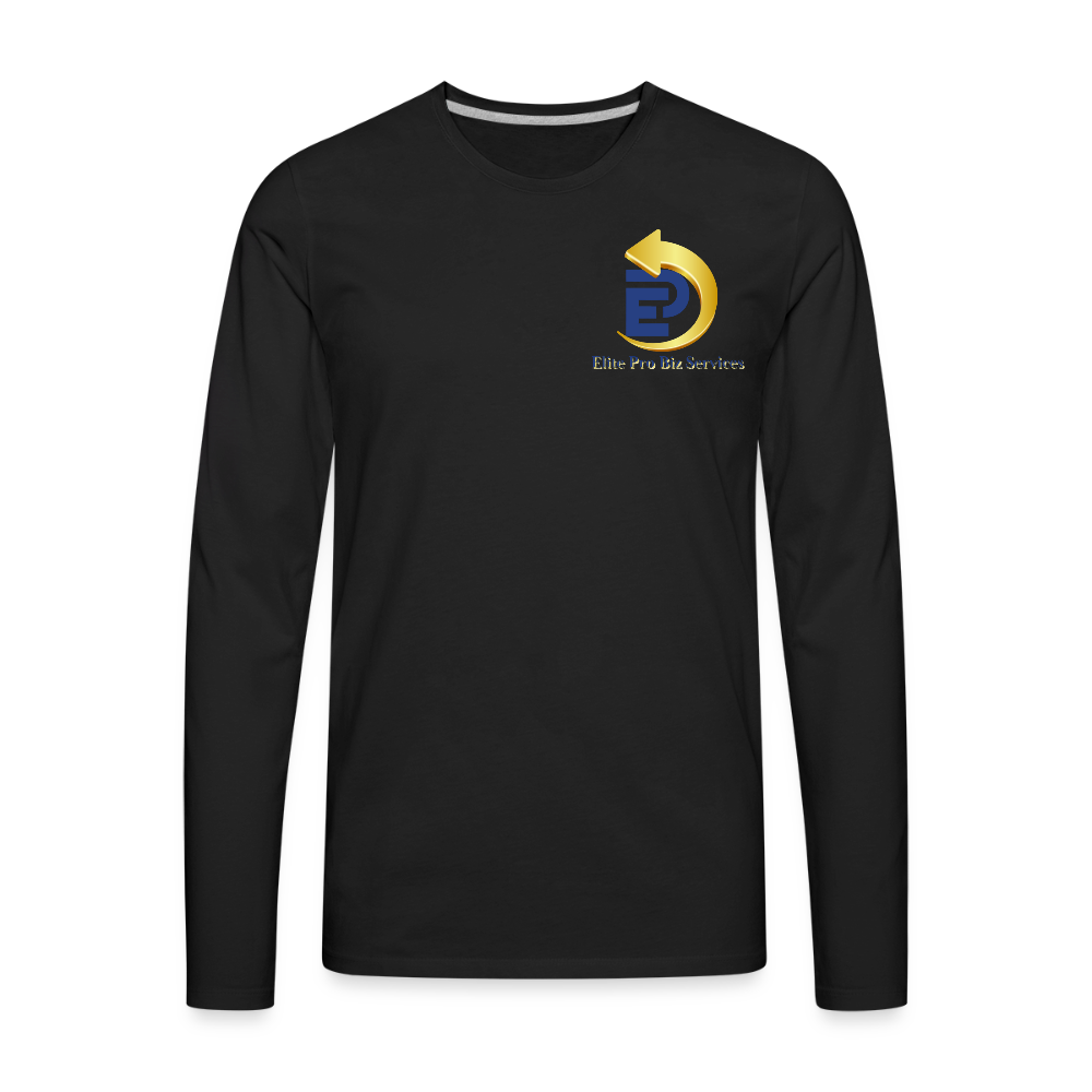 Men's Premium Long Sleeve T-Shirt - black