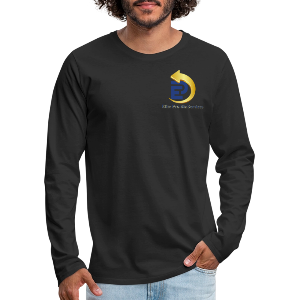 Men's Premium Long Sleeve T-Shirt - black