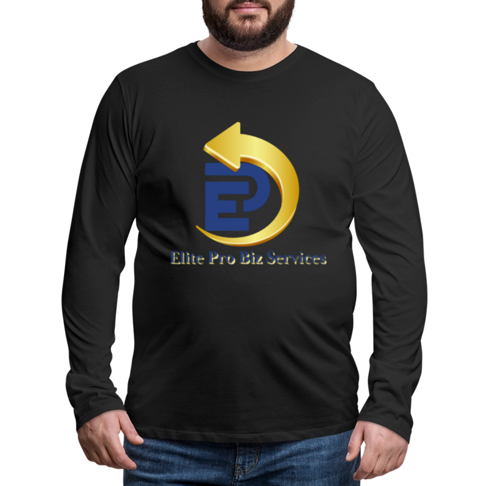 Men's Premium Long Sleeve T-Shirt - black