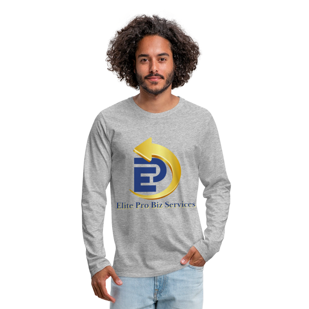 Men's Premium Long Sleeve T-Shirt - heather gray