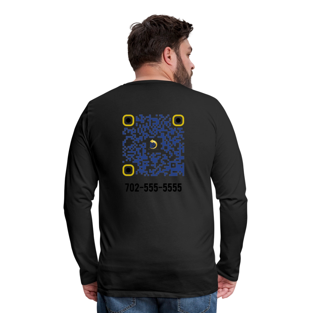 Men's Premium Long Sleeve T-Shirt - black