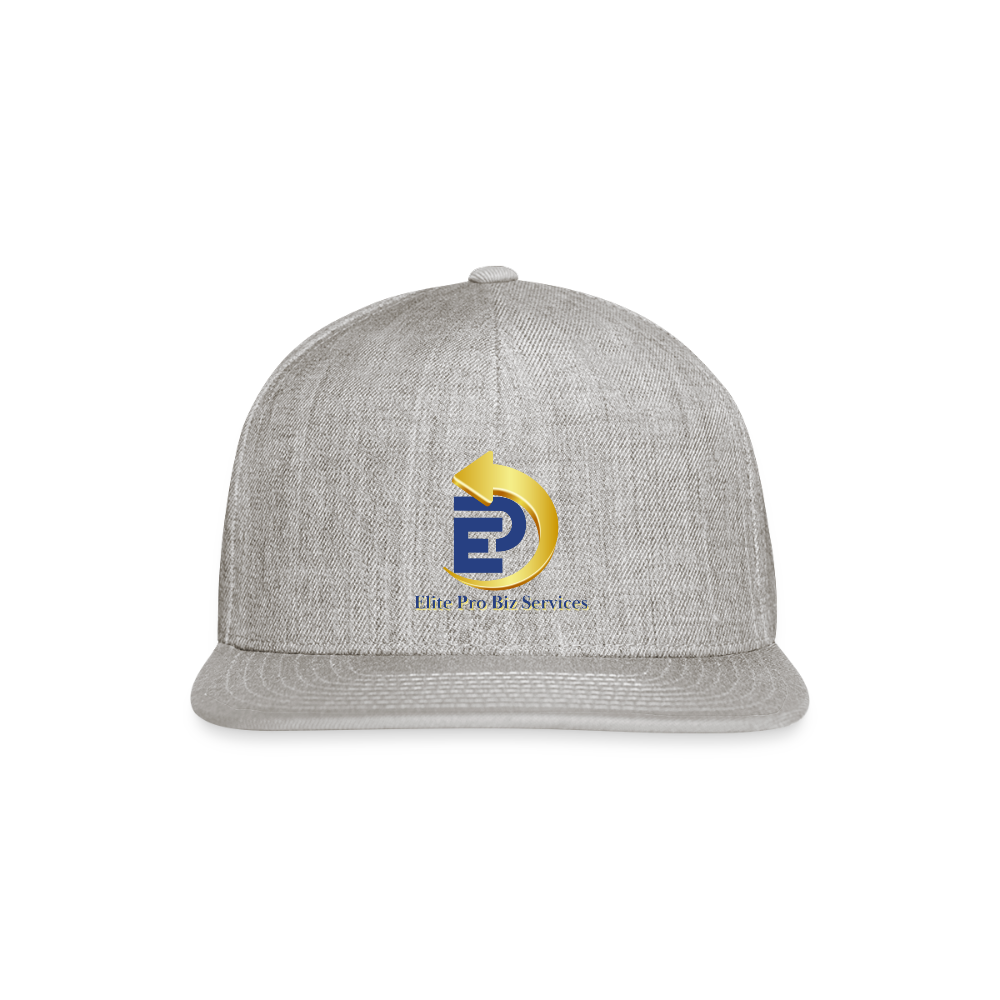 Snapback Baseball Cap - heather gray