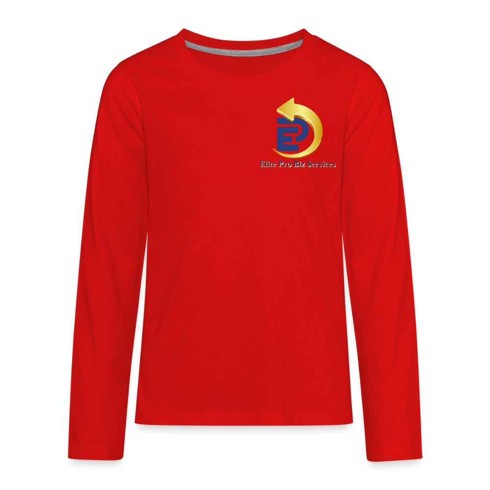 Kids' Premium Long Sleeve T-Shirt - red