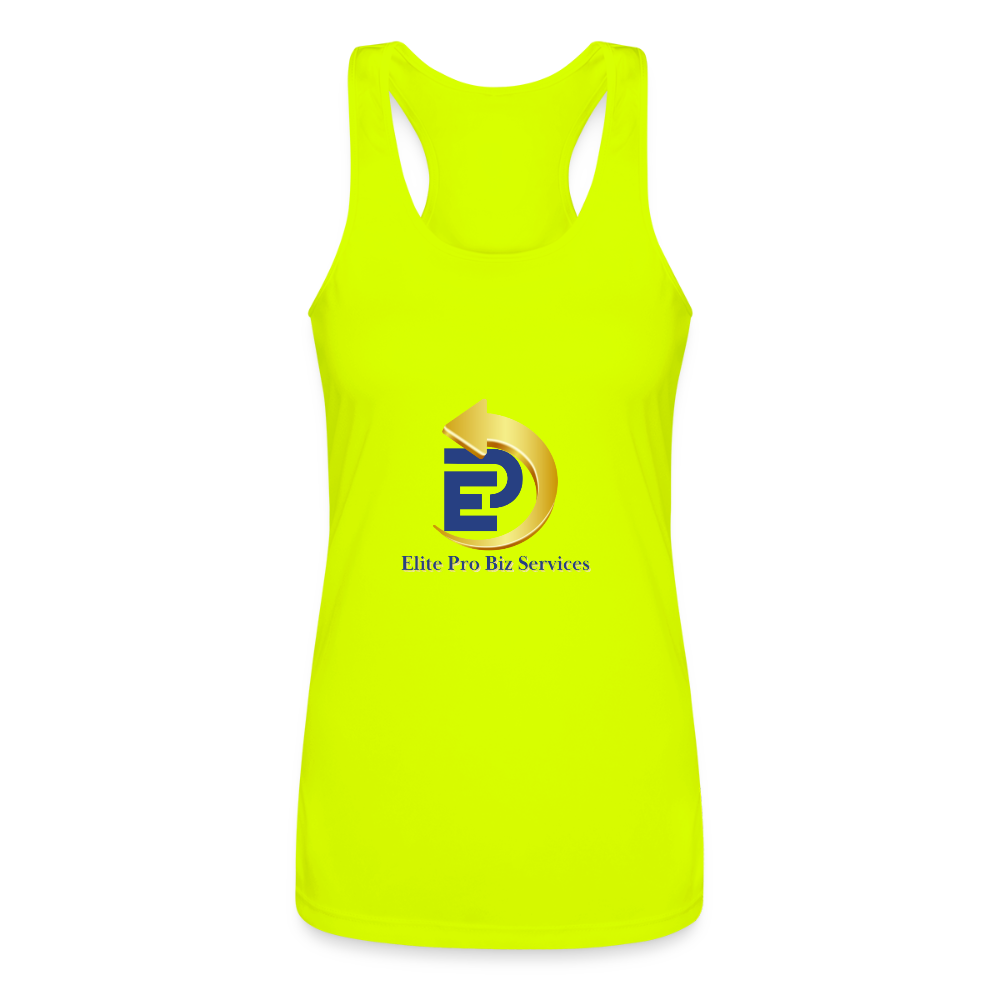 Women’s Performance Racerback Tank Top - neon yellow