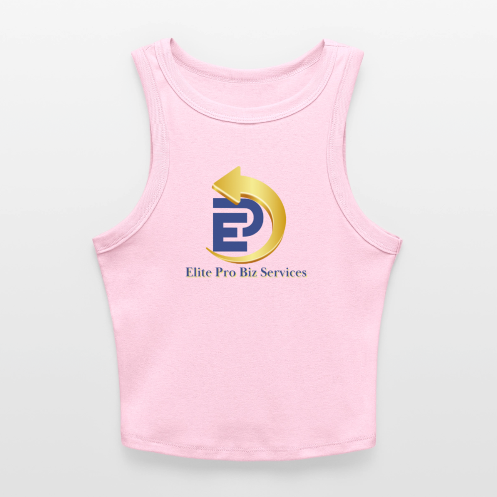 Slim Fit Rib Women's Tank Top - pink