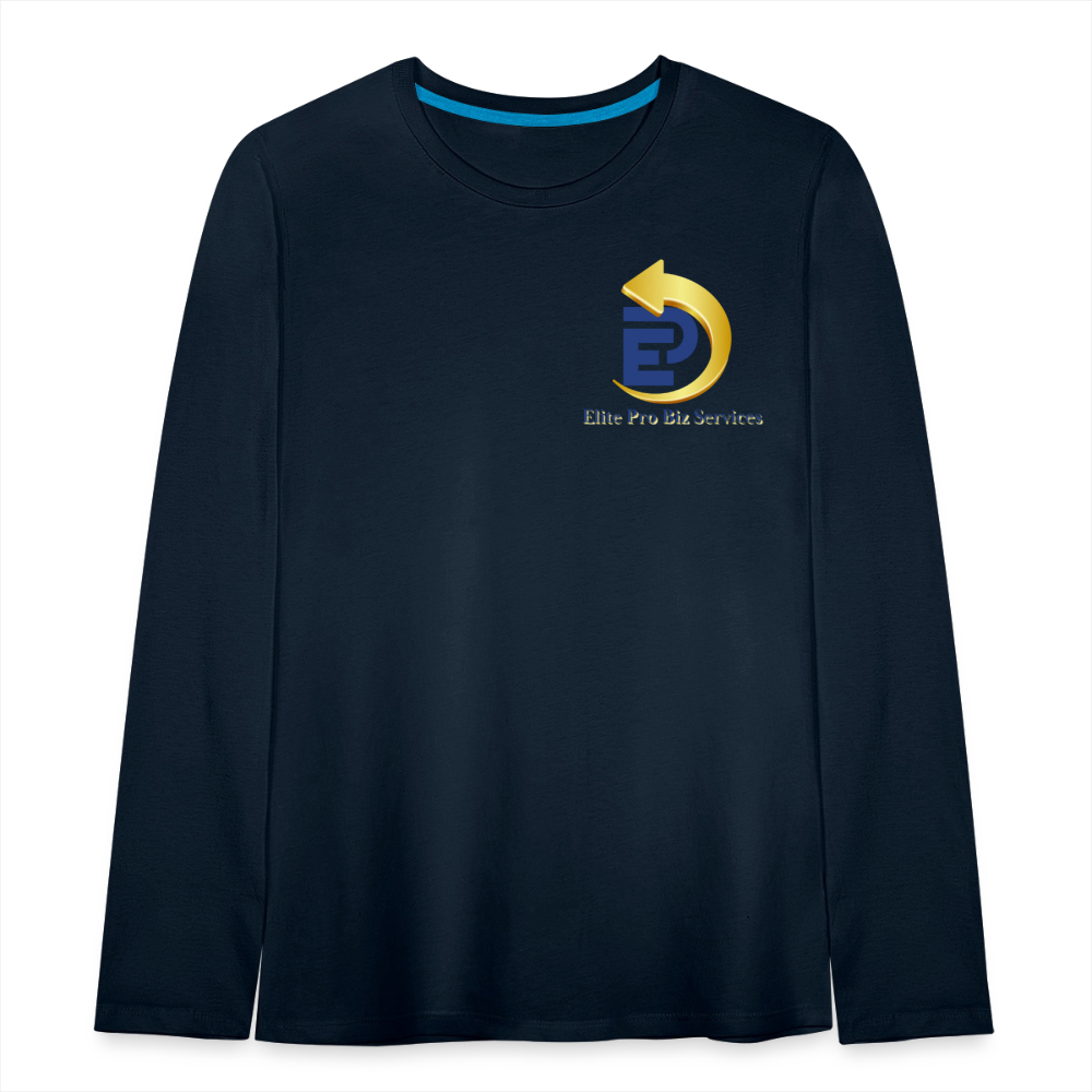Kids' Premium Long Sleeve T-Shirt - deep navy