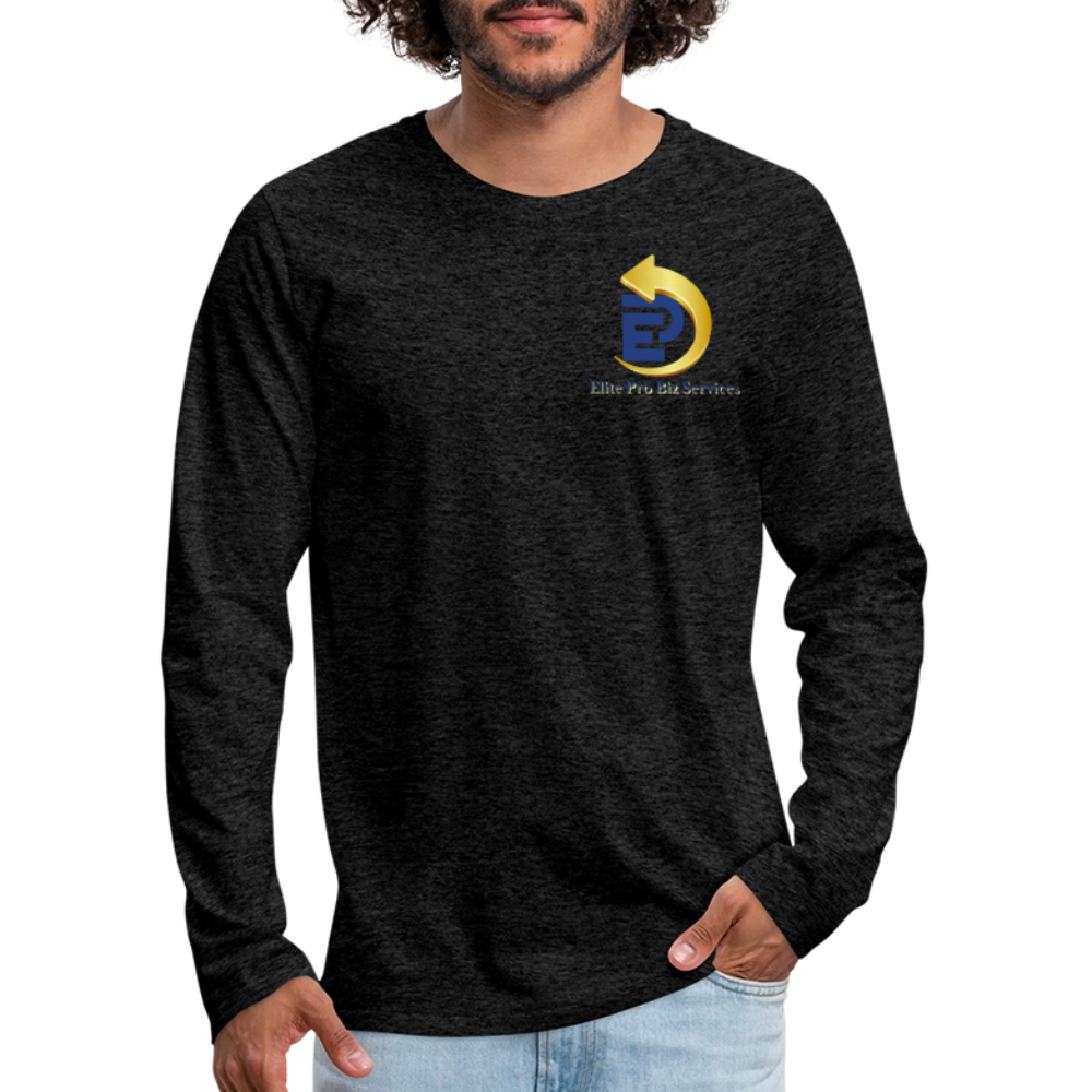 Men's Premium Long Sleeve T-Shirt - charcoal grey