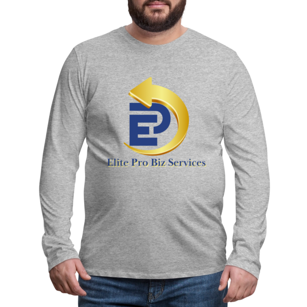 Men's Premium Long Sleeve T-Shirt - heather gray