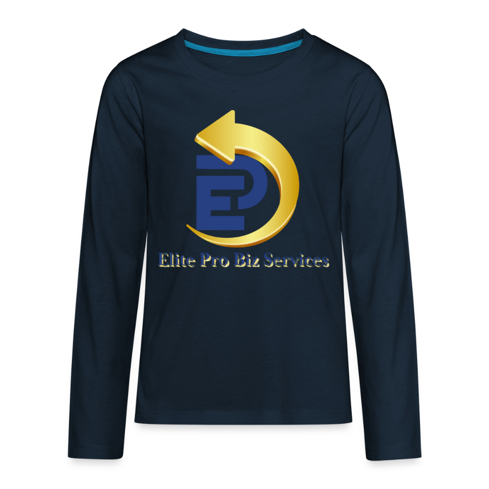 Kids' Premium Long Sleeve T-Shirt - deep navy