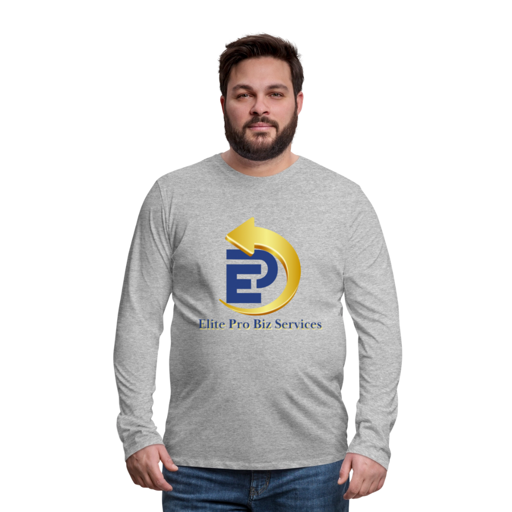 Men's Premium Long Sleeve T-Shirt - heather gray