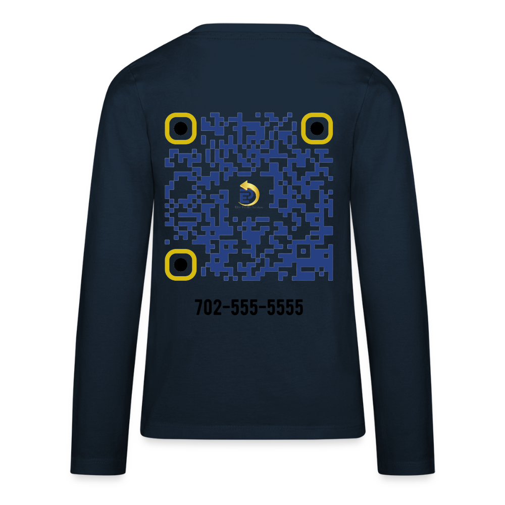 Kids' Premium Long Sleeve T-Shirt - deep navy