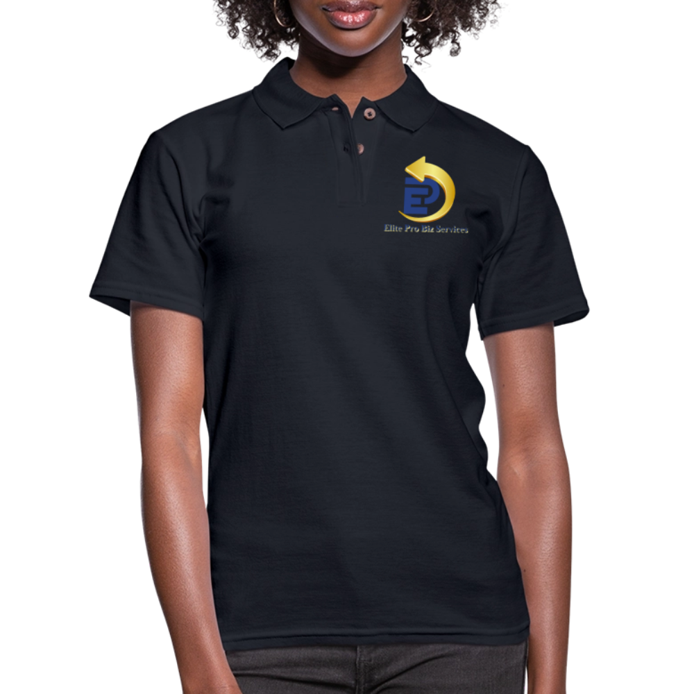 Women's Pique Polo Shirt - midnight navy