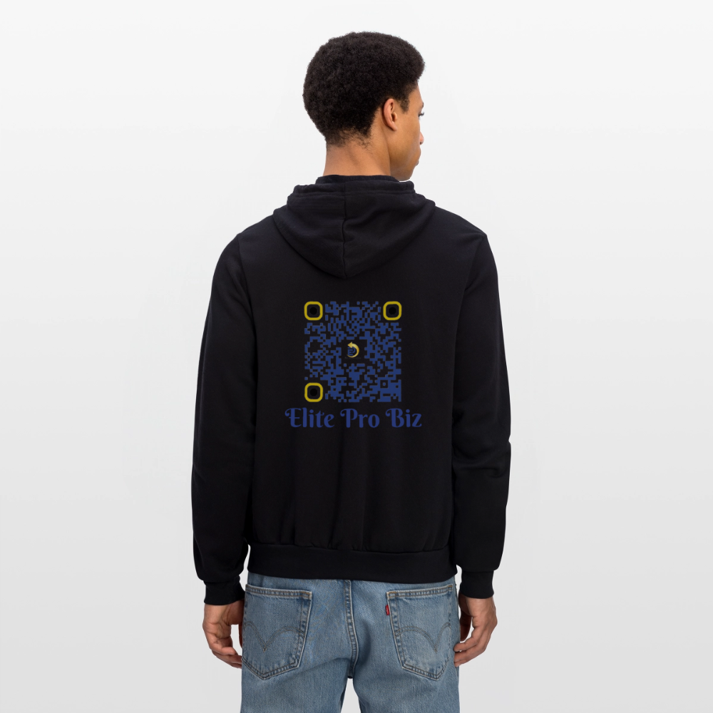 Unisex Full Zip Hoodie - black