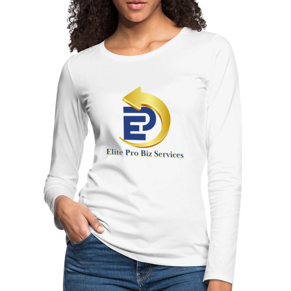 Women's Premium Long Sleeve T-Shirt - white