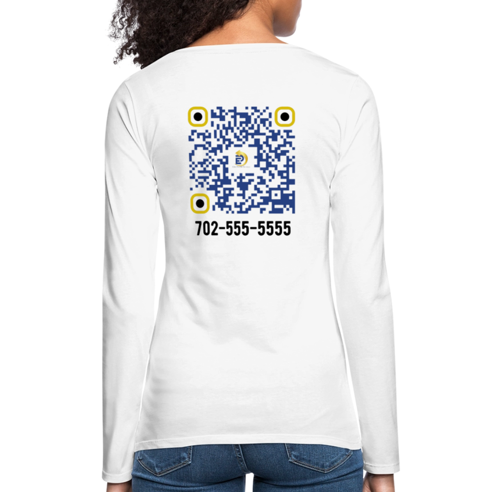 Women's Premium Long Sleeve T-Shirt - white