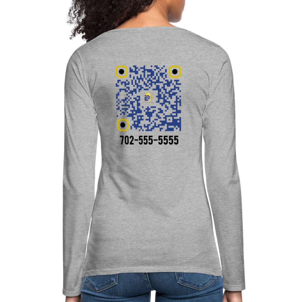 Women's Premium Long Sleeve T-Shirt - heather gray