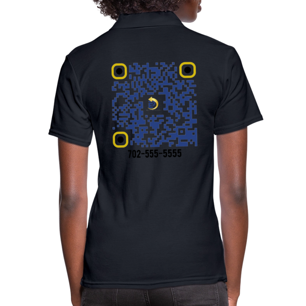 Women's Pique Polo Shirt - midnight navy