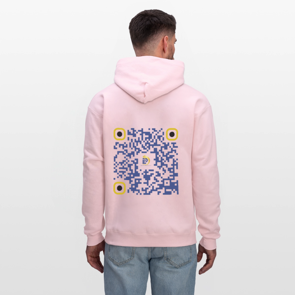 Men's Hoodie - pale pink