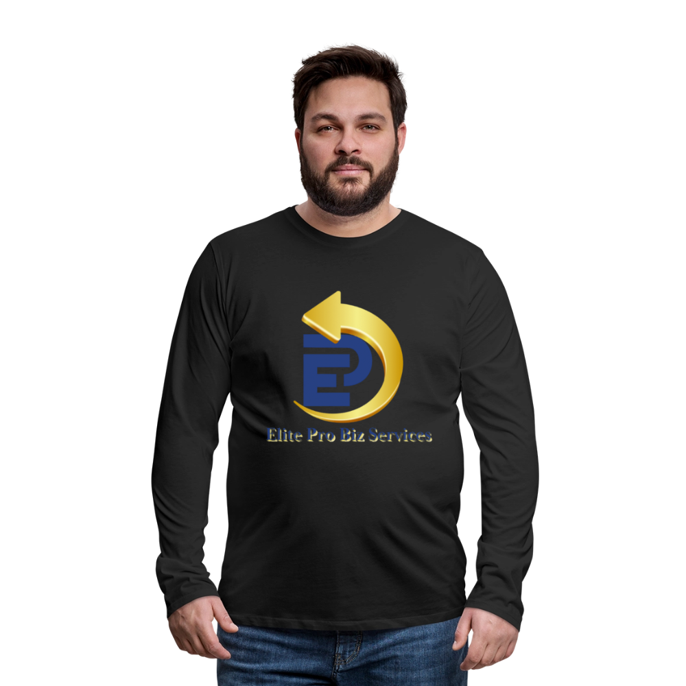 Men's Premium Long Sleeve T-Shirt - black