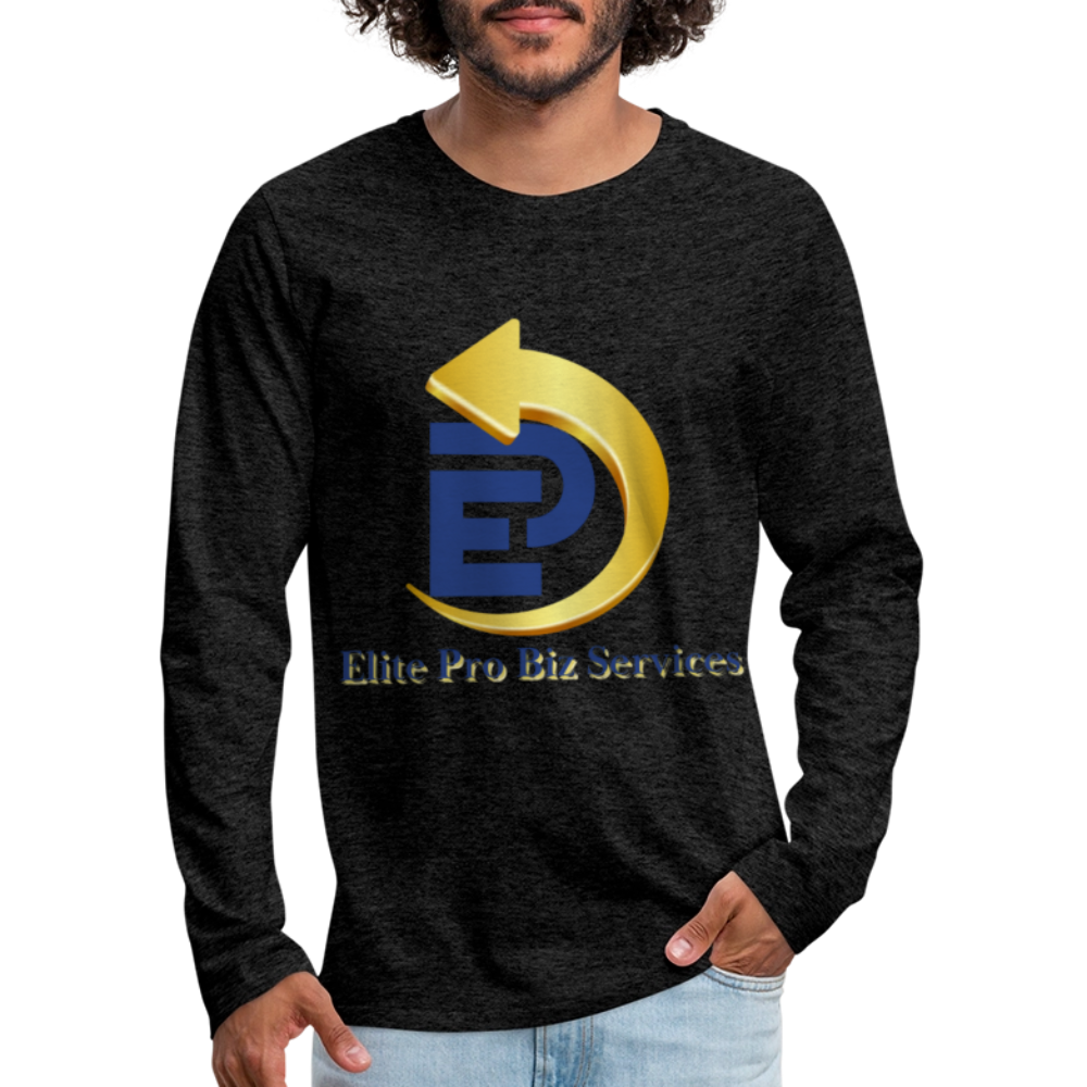 Men's Premium Long Sleeve T-Shirt - charcoal grey