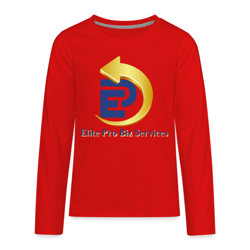 Kids' Premium Long Sleeve T-Shirt - red
