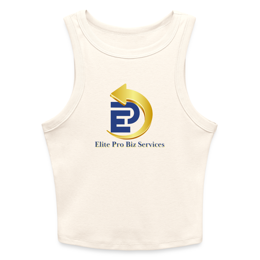 Slim Fit Rib Women's Tank Top - natural