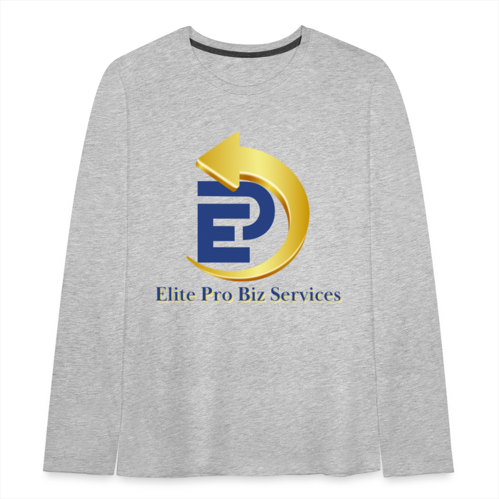 Kids' Premium Long Sleeve T-Shirt - heather gray