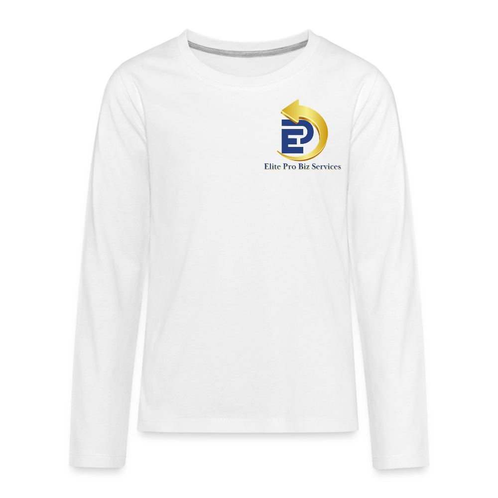 Kids' Premium Long Sleeve T-Shirt - white