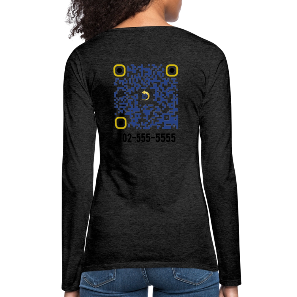 Women's Premium Long Sleeve T-Shirt - charcoal grey